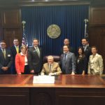 Gov. Nathan Deal signs the "Child Abuse Records Protection Act."